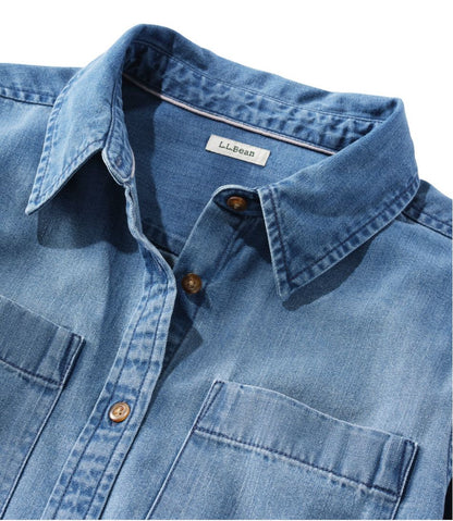 Women's L.L. Bean Heritage Washed Denim Shirt Dress / L.L.Bean