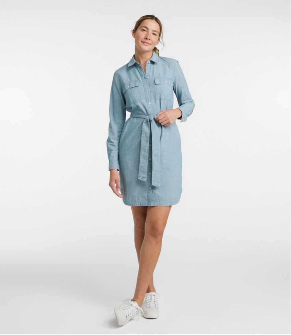 Women's Signature Camp Shirt Dress, Button-Front / L.L.Bean