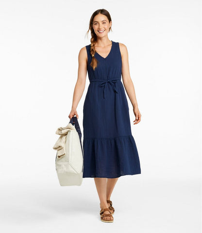 Women's Cloud Gauze Midi Dress / L.L.Bean