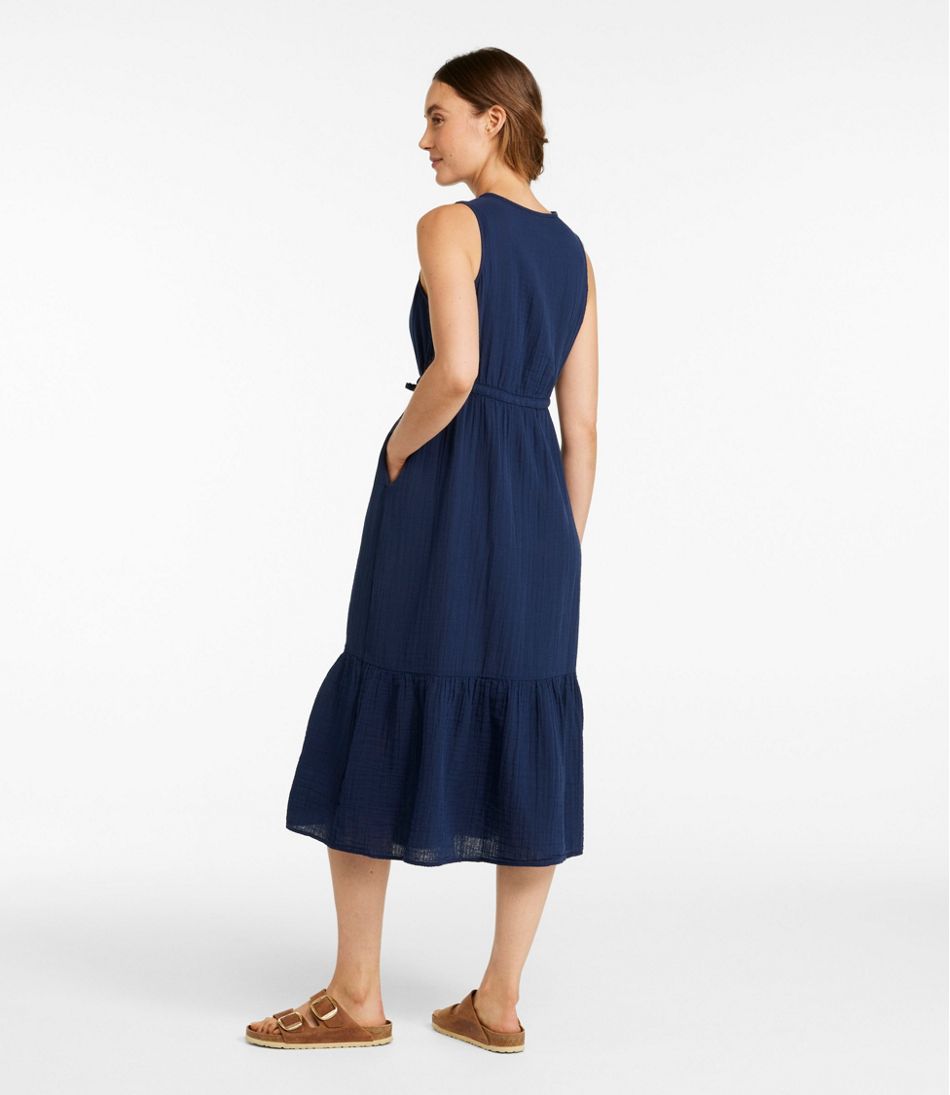 Women's Cloud Gauze Midi Dress / L.L.Bean