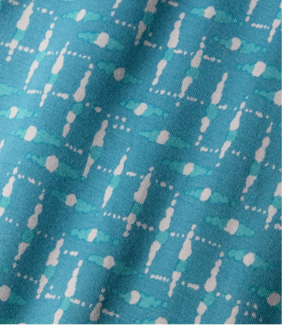 Women's Summer Knit Dress, Short-Sleeve Print / L.L.Bean