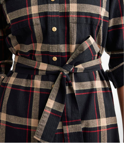 Women's Signature Camp Flannel Shirt Dress, Button-Front / L.L.Bean