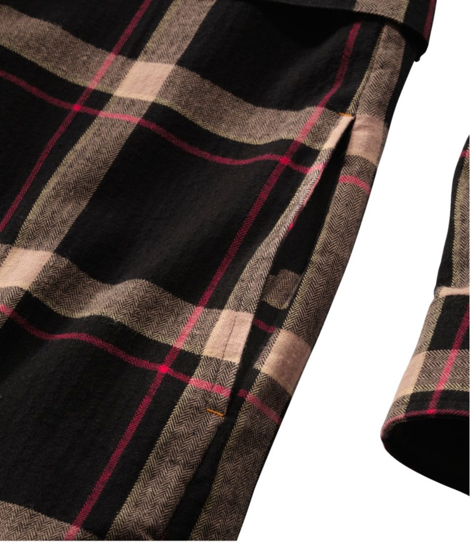 Women's Signature Camp Flannel Shirt Dress, Button-Front / L.L.Bean