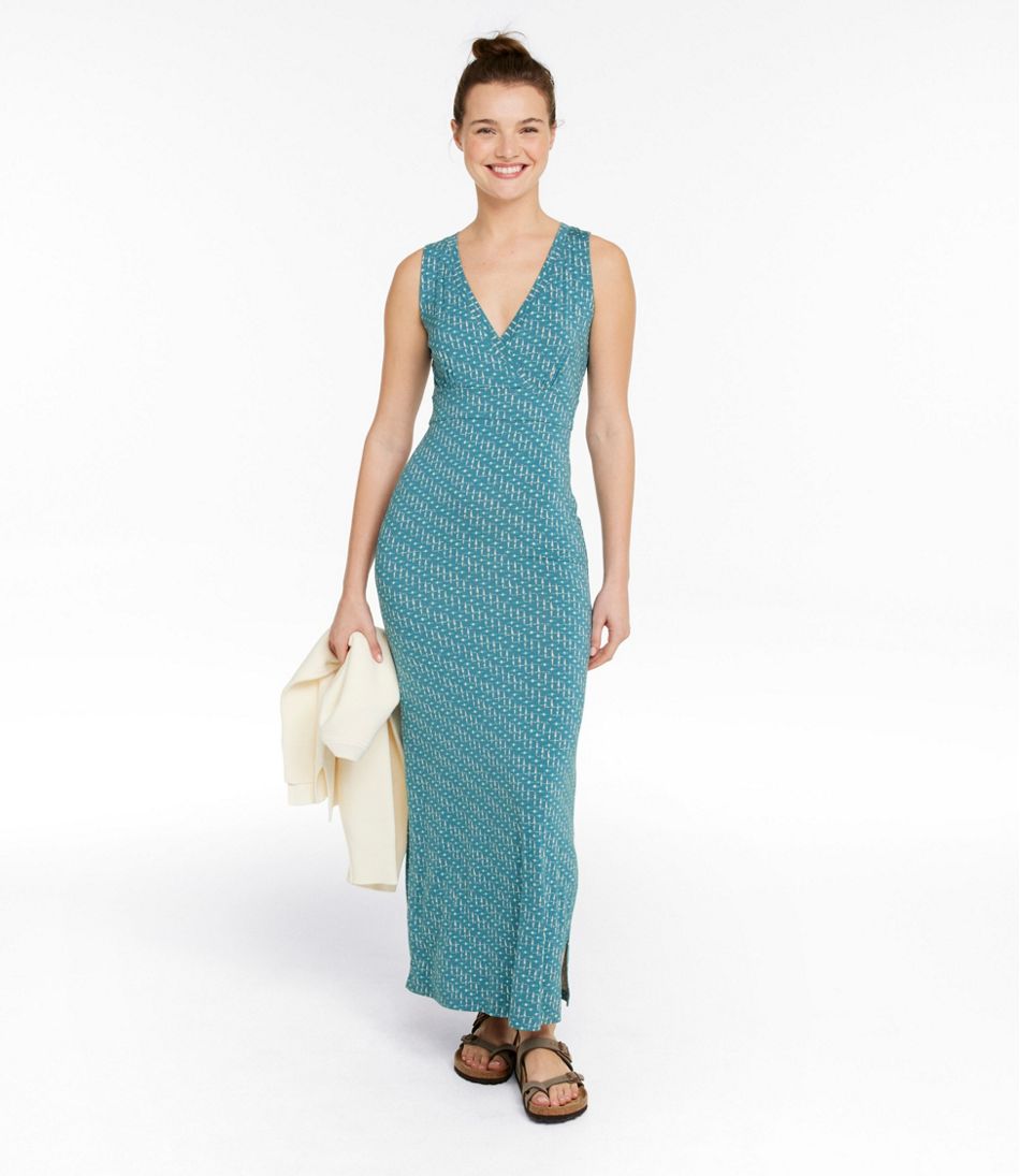 Women's Summer Knit Maxi Dress, Print / L.L.Bean