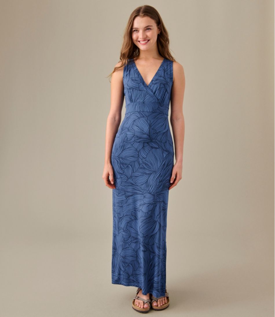 Women's Summer Knit Maxi Dress, Print / L.L.Bean