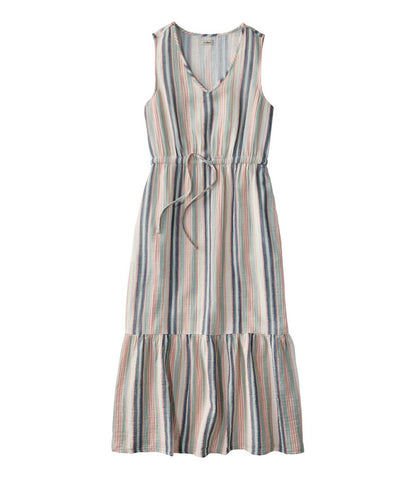 Women's Cloud Gauze Midi Dress, Stripe / L.L.Bean