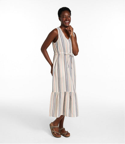Women's Cloud Gauze Midi Dress, Stripe / L.L.Bean