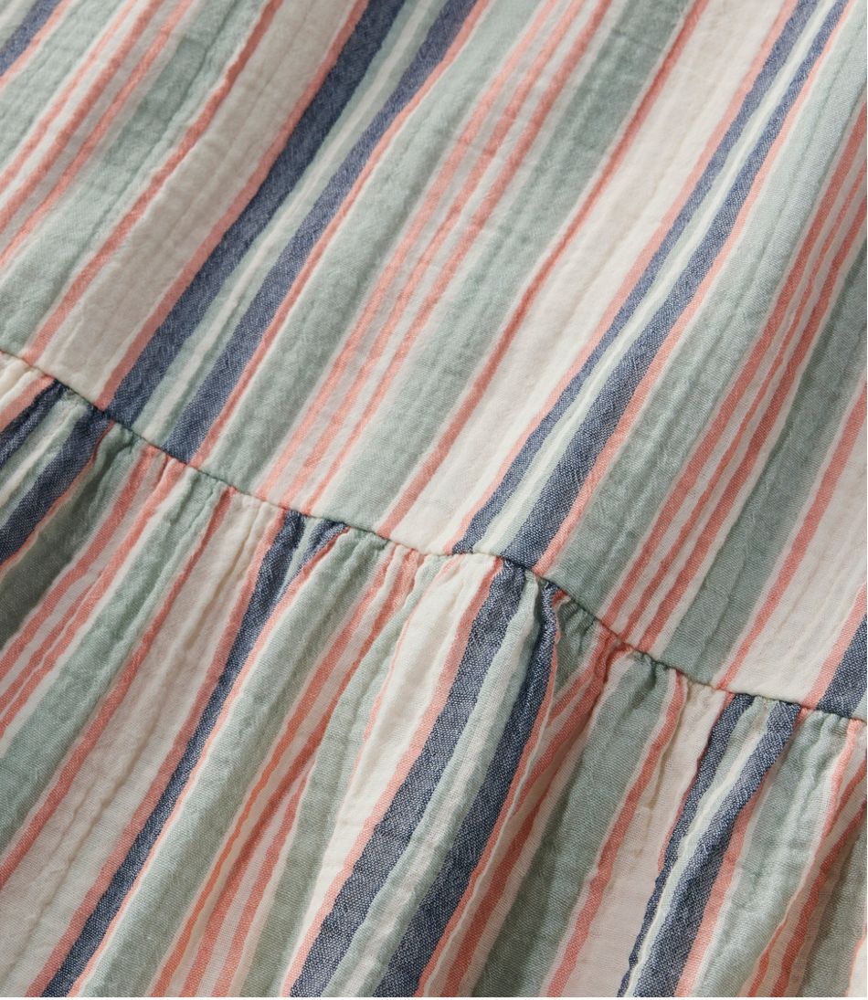 Women's Cloud Gauze Midi Dress, Stripe / L.L.Bean