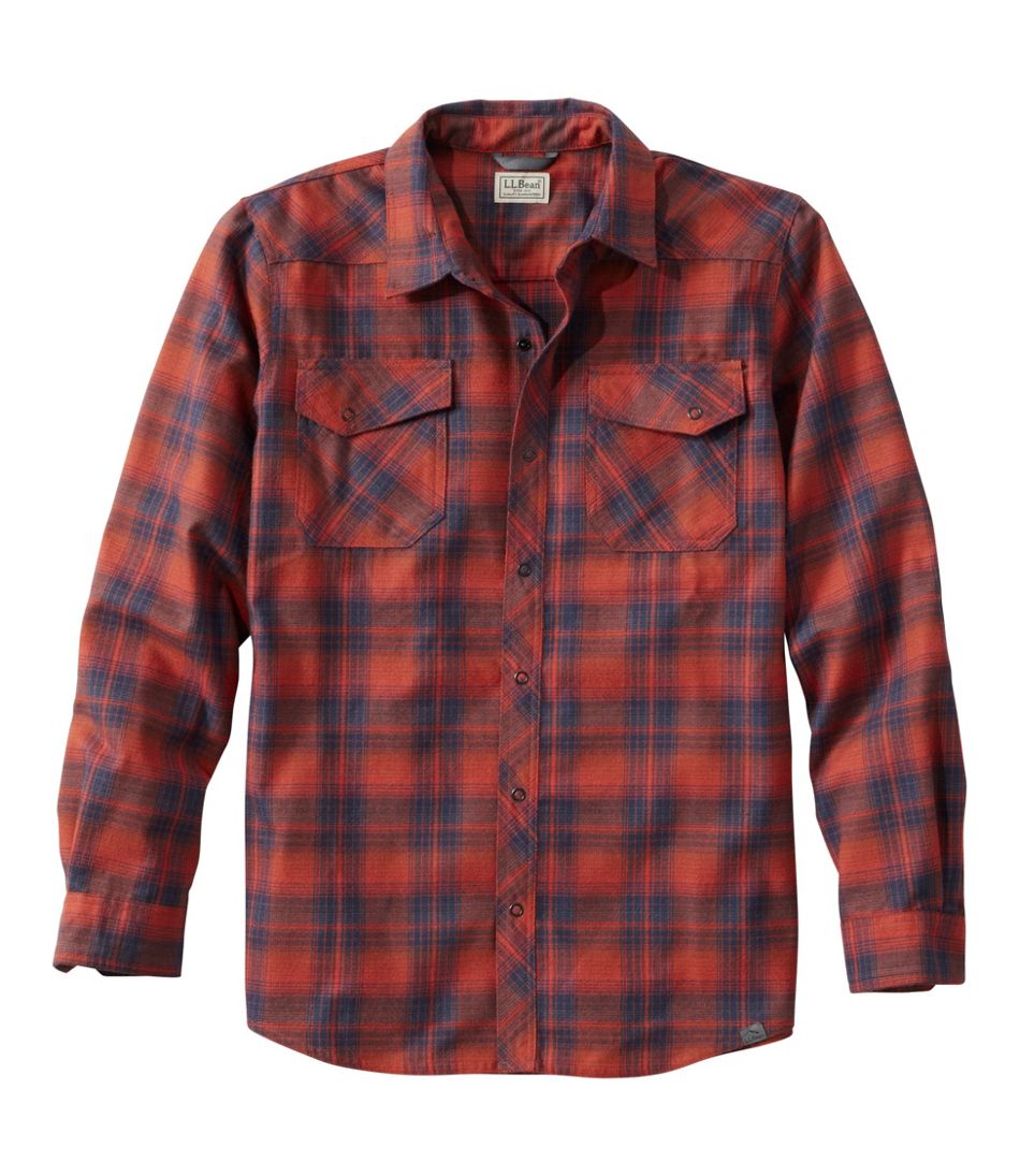 Men's Katahdin Performance Flannel Shirt, Slightly Fitted / L.L.Bean