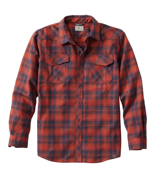 Men's Katahdin Performance Flannel Shirt, Slightly Fitted / L.L.Bean