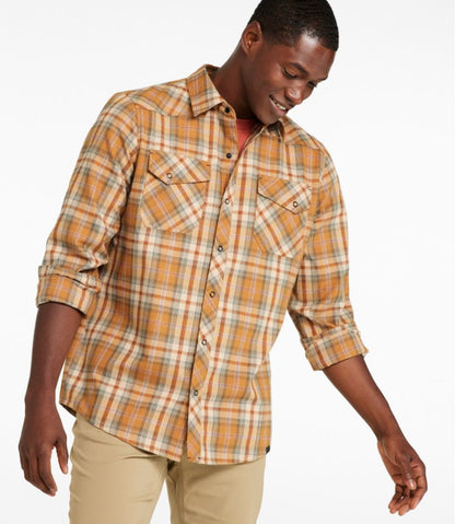 Men's Katahdin Performance Flannel Shirt, Slightly Fitted / L.L.Bean