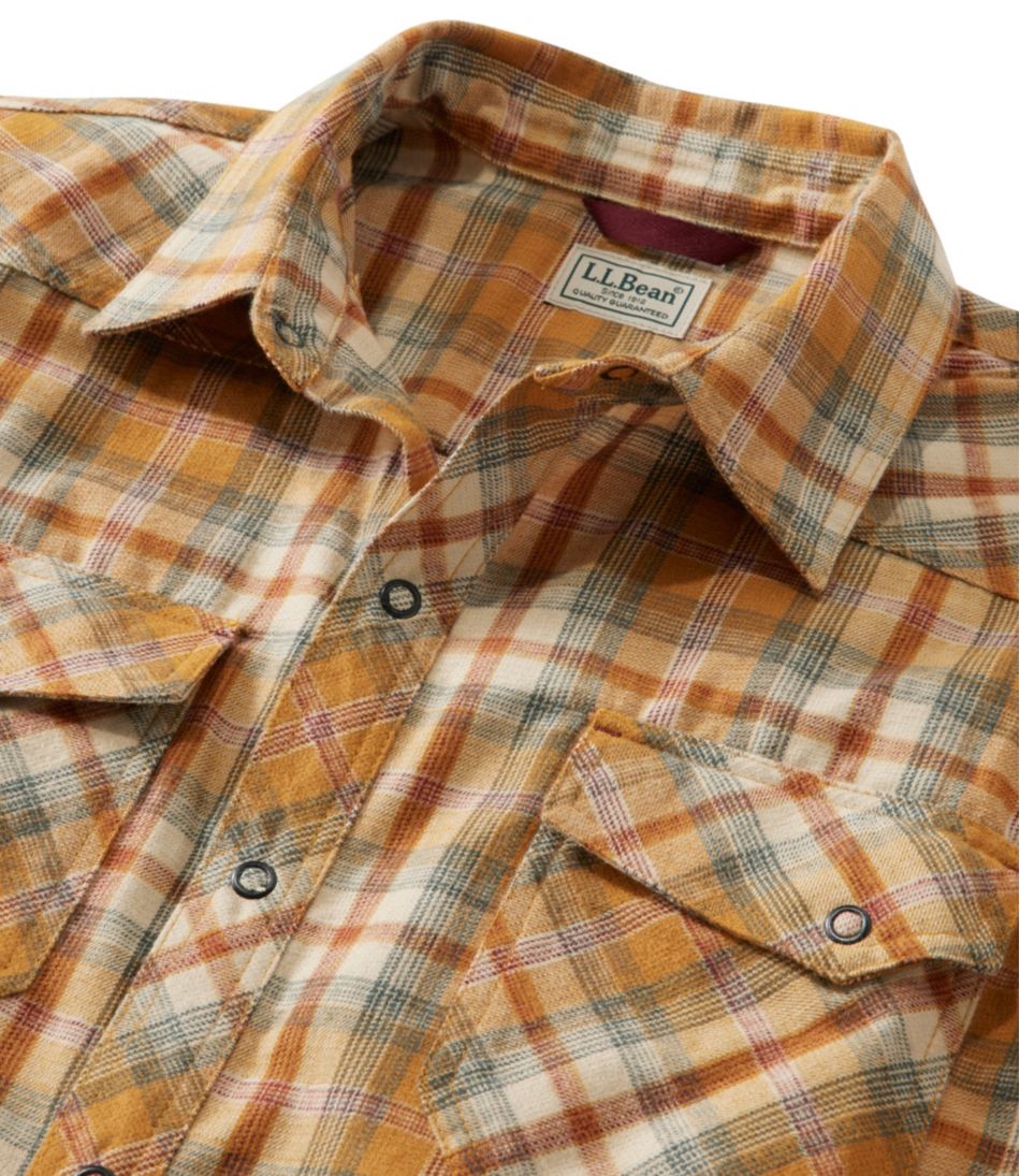 Men's Katahdin Performance Flannel Shirt, Slightly Fitted / L.L.Bean