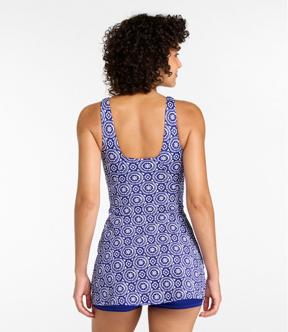 Women's BeanSport Swim Dress, Print / L.L.Bean