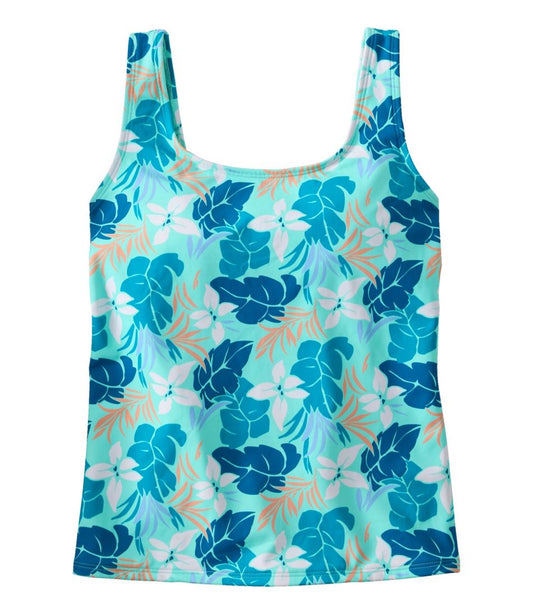 Women's BeanSport Swimwear, Scoopneck Tankini Top, Print / L.L.Bean