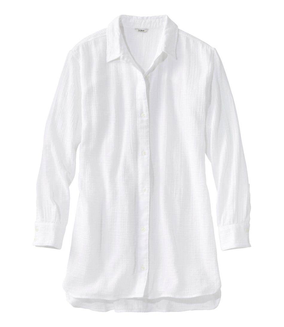 Women's Cloud Gauze Cover-Up Shirt / L.L.Bean