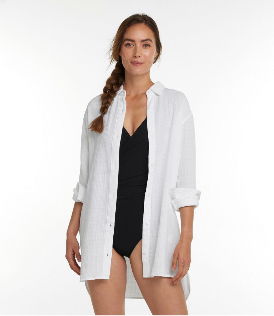 Women's Cloud Gauze Cover-Up Shirt / L.L.Bean