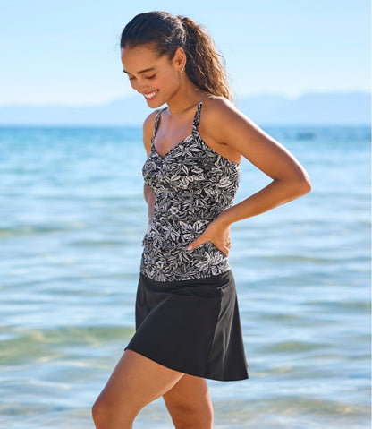 Women's Shaping Swimwear, Tankini Top Print / L.L.Bean