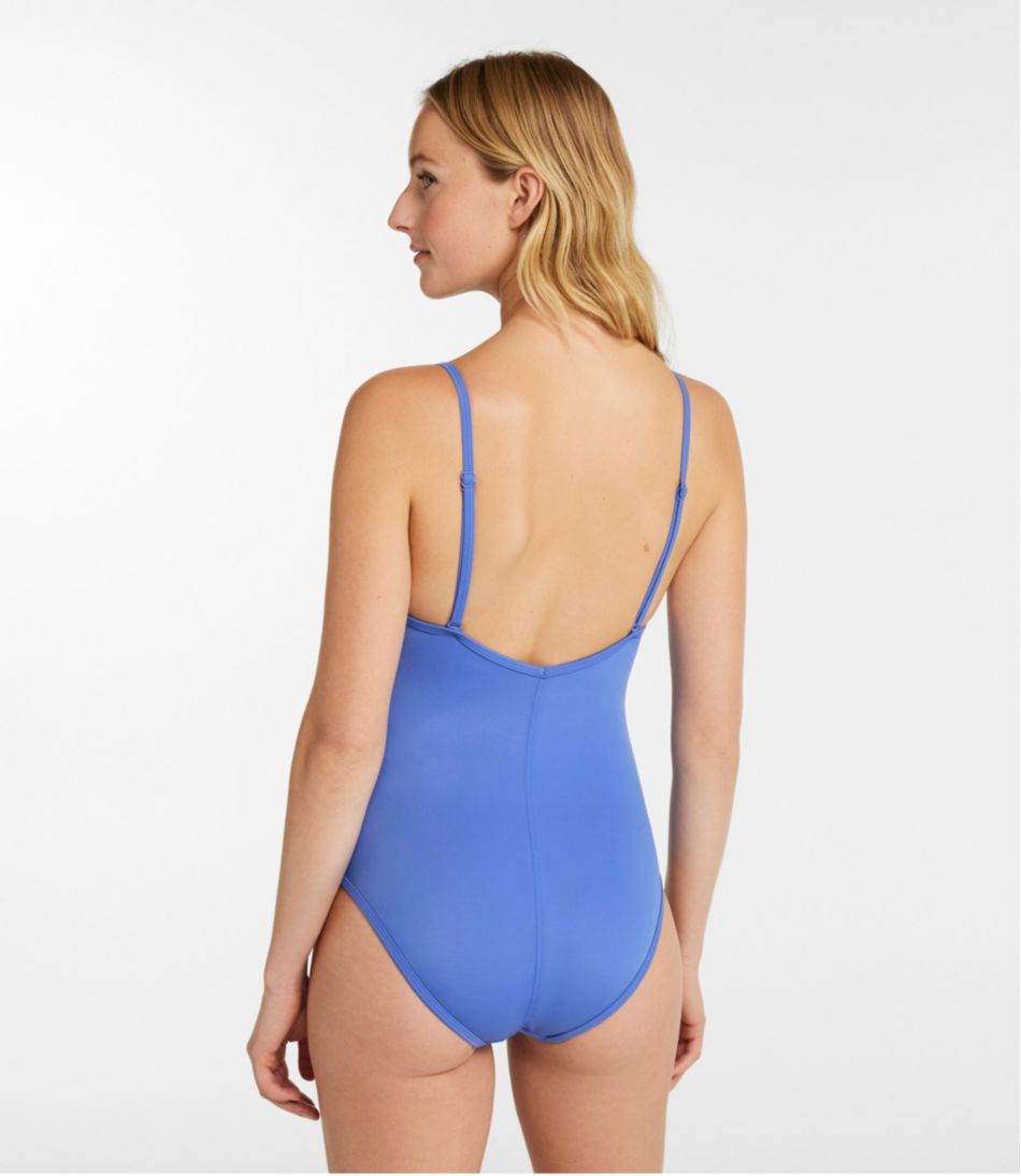 Women's Coastal Essentials Swimwear, V-Neck Tanksuit / L.L.Bean