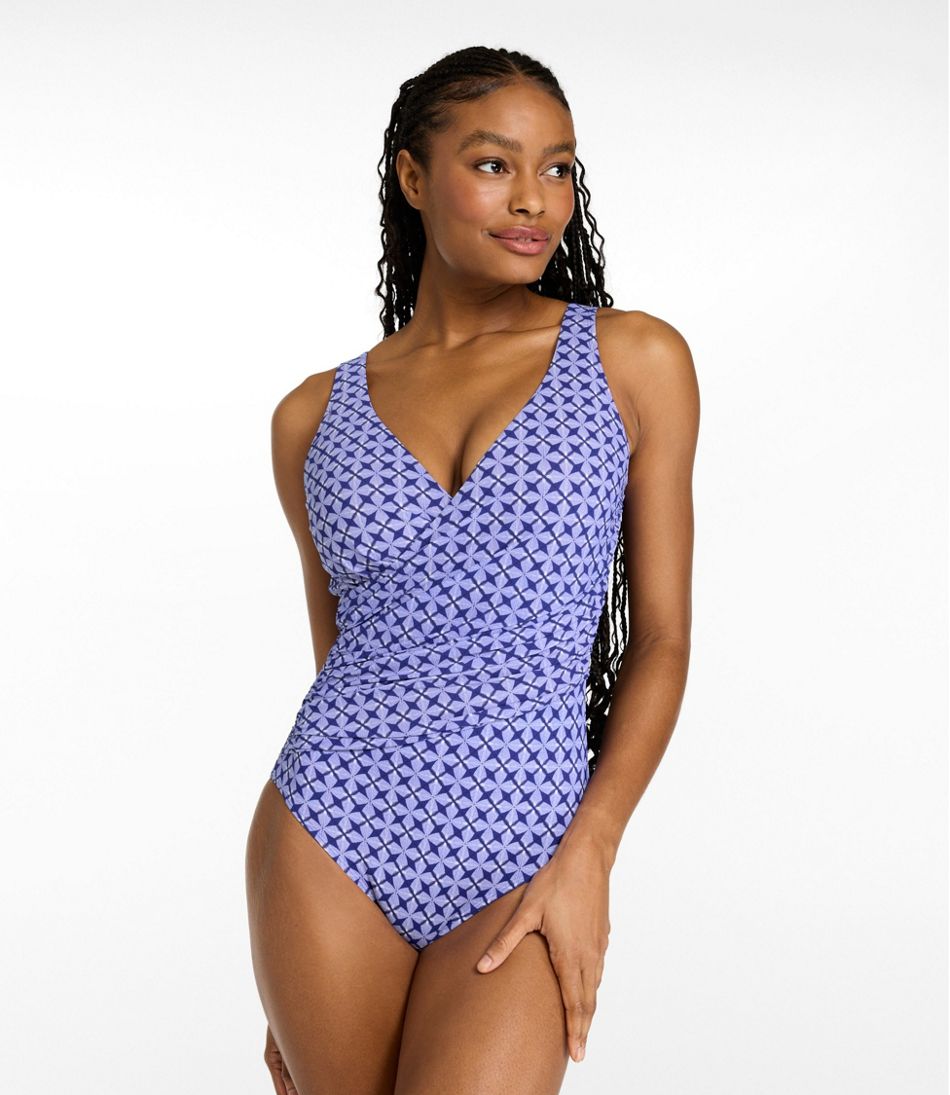 Women's Shaping Swimwear, Tanksuit Print / L.L.Bean