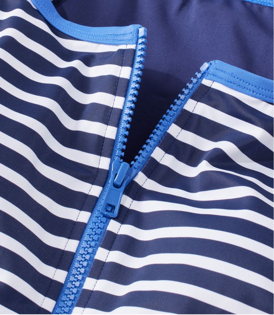 Women's Coastal Essentials Swimwear, Long-Sleeve Tanksuit Print / L.L.Bean