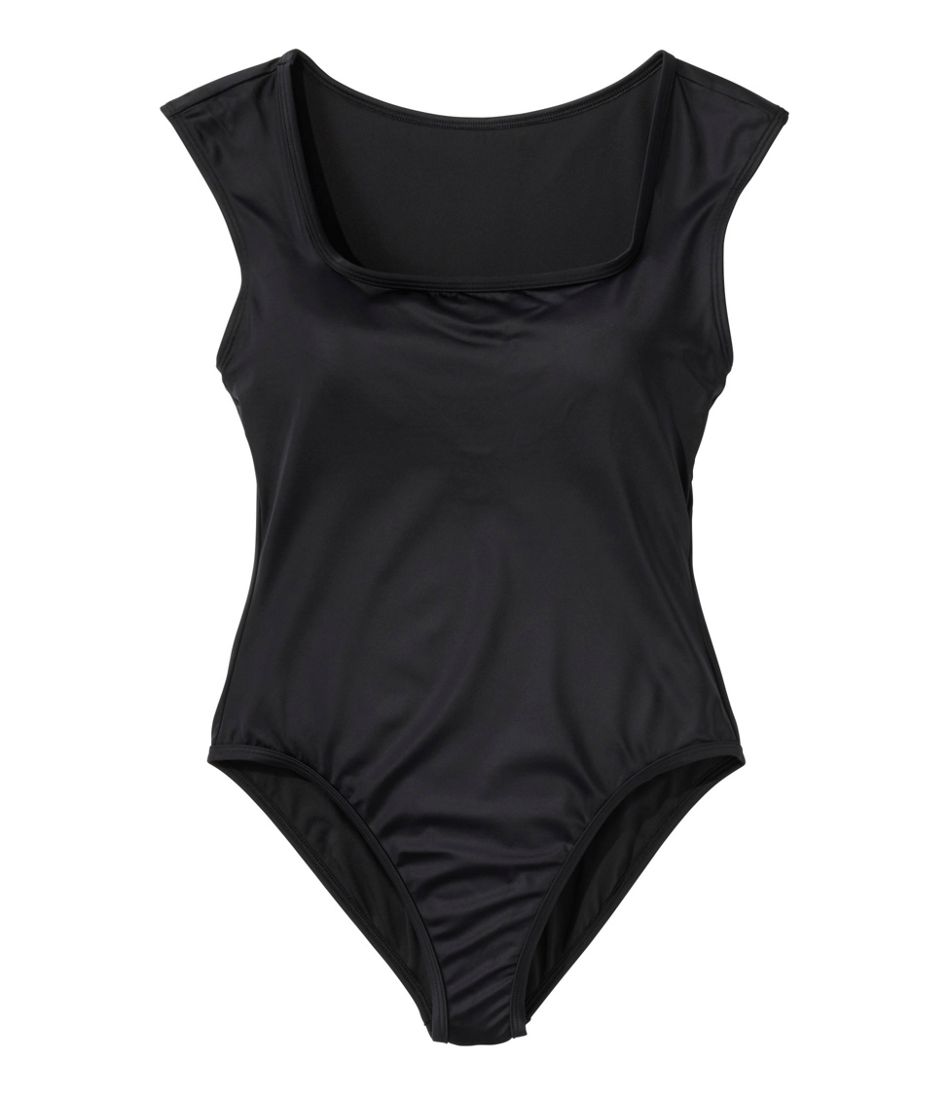 Women's Coastal Essentials Swimwear, Squareneck Tanksuit / L.L.Bean