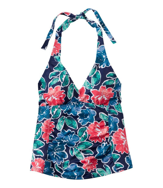 Women's BeanSport Swimwear, Halter Tankini Top Print / L.L.Bean