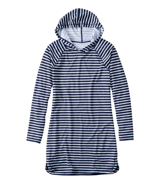 Women's SunSmart® UPF 50+ Sun Shirt, Hooded Tunic Print / L.L.Bean