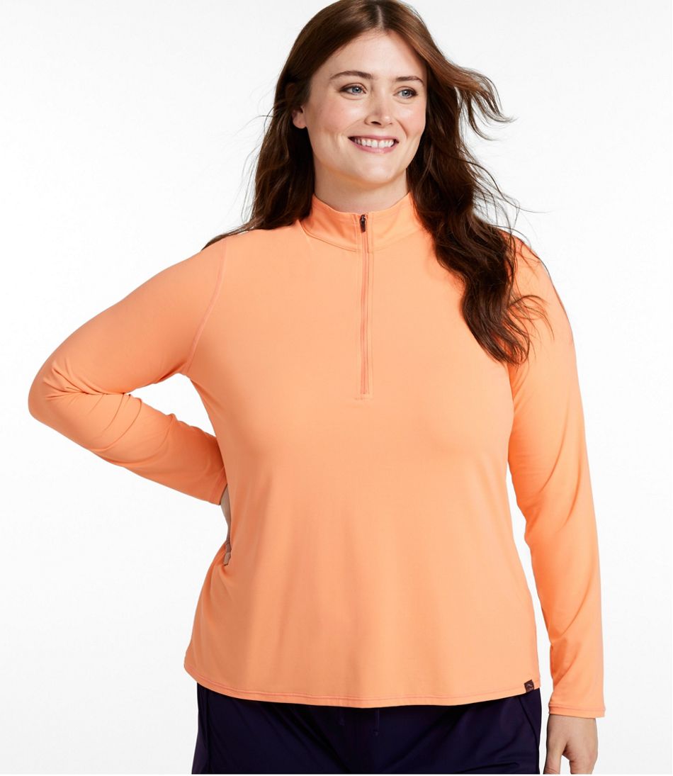 Women's SunSmart® UPF 50+ Sun Shirt, Quarter-Zip / L.L.Bean