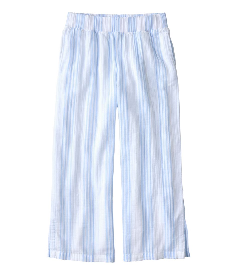 Women's Cloud Gauze Wide-Leg Pants, Stripe / L.L.Bean