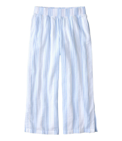 Women's Cloud Gauze Wide-Leg Pants, Stripe / L.L.Bean