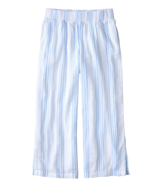 Women's Cloud Gauze Wide-Leg Pants, Stripe / L.L.Bean