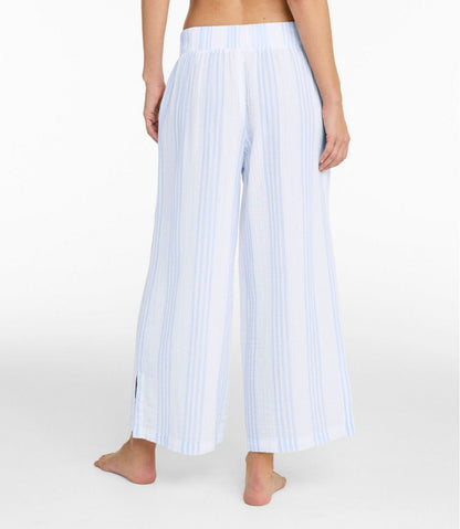 Women's Cloud Gauze Wide-Leg Pants, Stripe / L.L.Bean