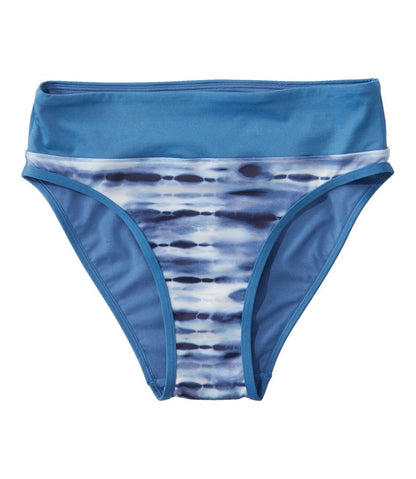 Women's New Currents Swimwear, Mid-Rise Brief Print / L.L.Bean