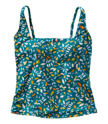Women's New Currents Swimwear, Squareneck Tankini Top Print / L.L.Bean
