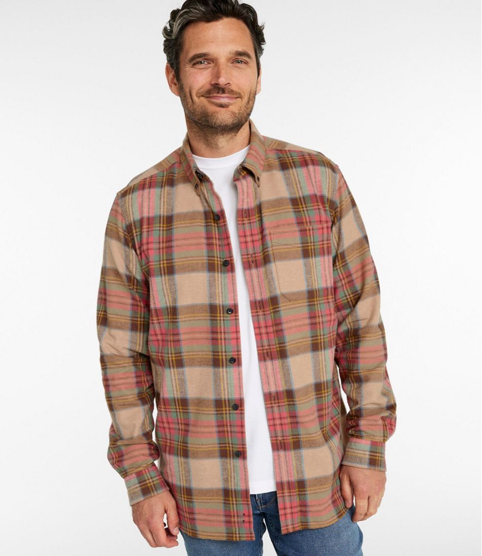 Men's Scotch Plaid Flannel Shirt, Traditional Fit / L.L.Bean