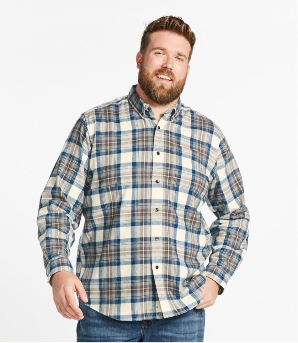 Men's Scotch Plaid Flannel Shirt, Traditional Fit / L.L.Bean