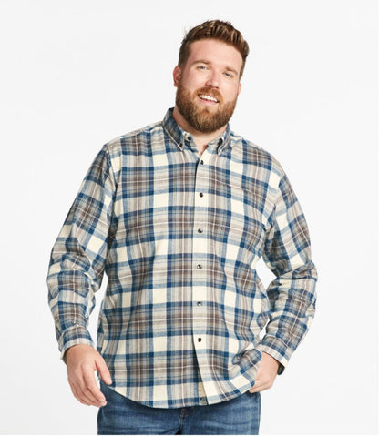 Men's Scotch Plaid Flannel Shirt, Traditional Fit / L.L.Bean