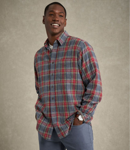 Men's Scotch Plaid Flannel Shirt, Traditional Fit / L.L.Bean