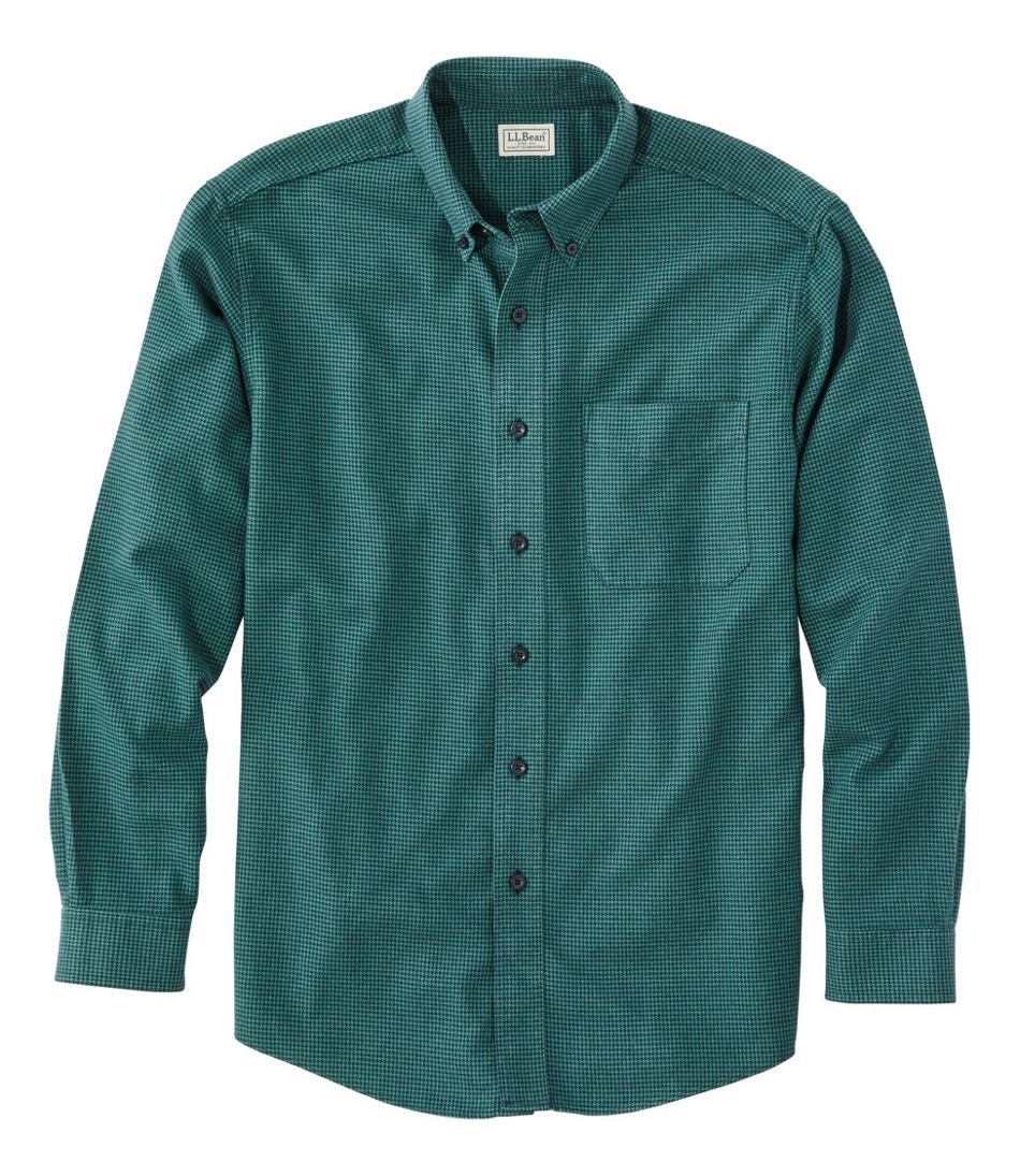 Men's Wicked Good Flannel Shirt, Traditional Fit, Houndstooth / L.L.Bean