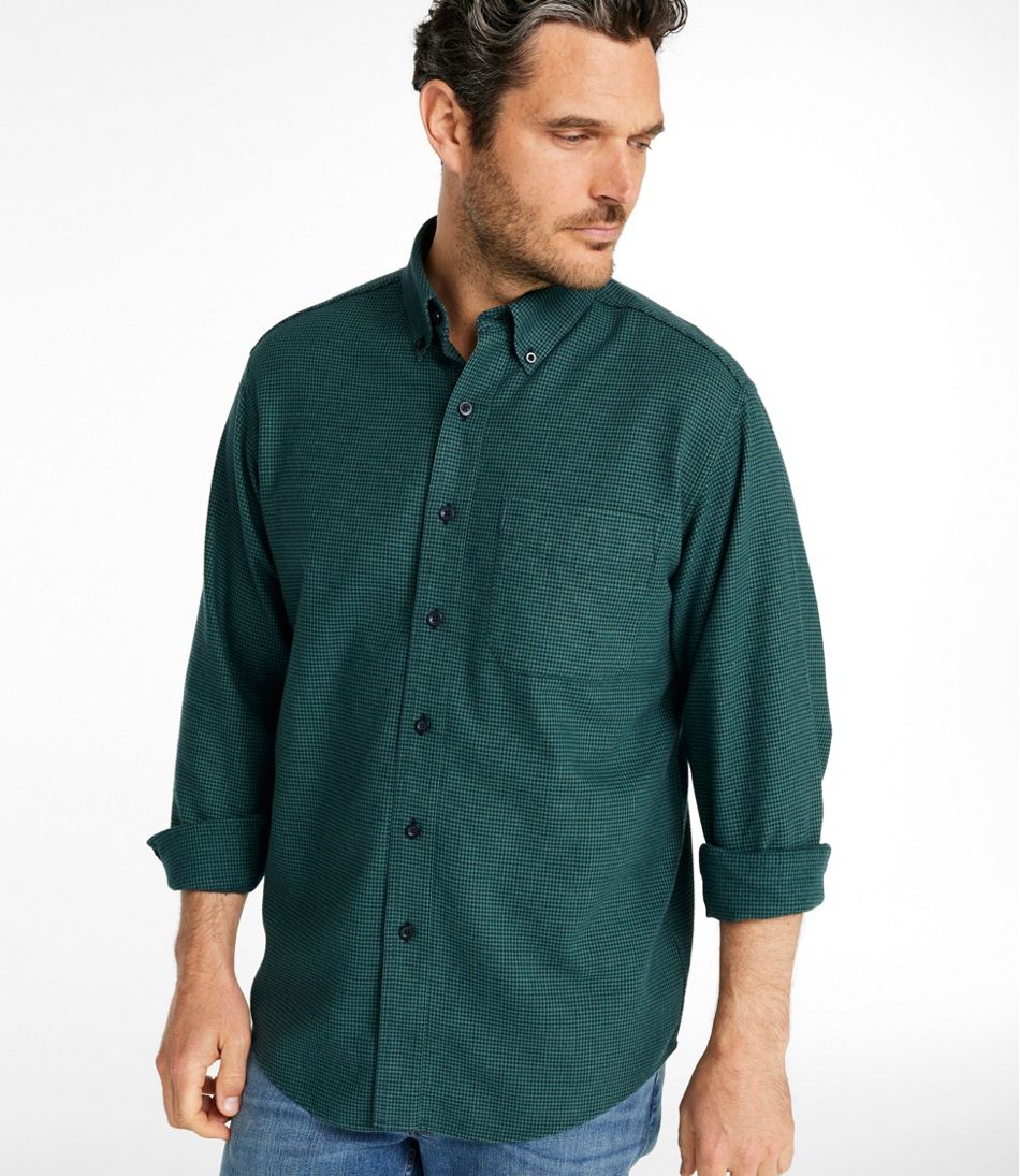 Men's Wicked Good Flannel Shirt, Traditional Fit, Houndstooth / L.L.Bean