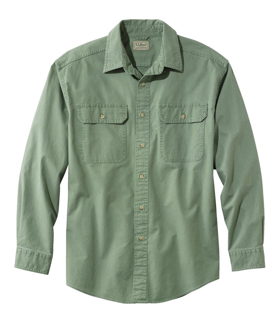 Men's Sunwashed Canvas Shirt, Traditional Fit / L.L.Bean