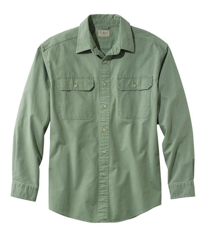 Men's Sunwashed Canvas Shirt, Traditional Fit / L.L.Bean