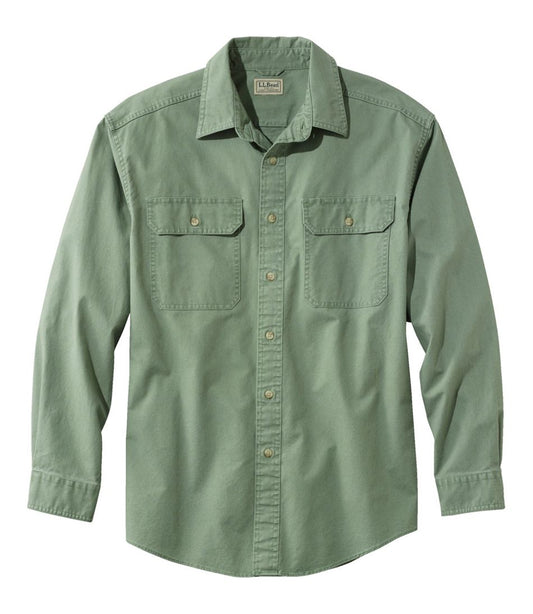Men's Sunwashed Canvas Shirt, Traditional Fit / L.L.Bean