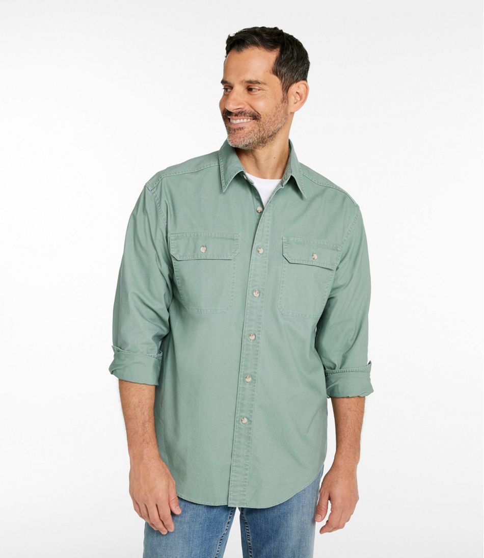 Men's Sunwashed Canvas Shirt, Traditional Fit / L.L.Bean