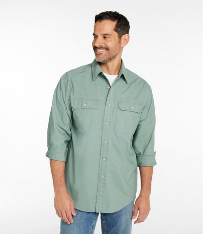 Men's Sunwashed Canvas Shirt, Traditional Fit / L.L.Bean