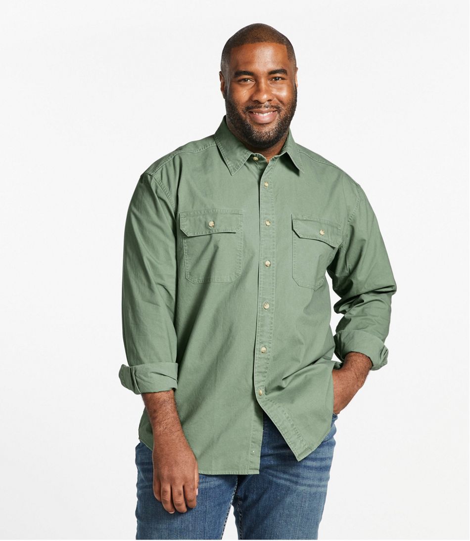 Men's Sunwashed Canvas Shirt, Traditional Fit / L.L.Bean