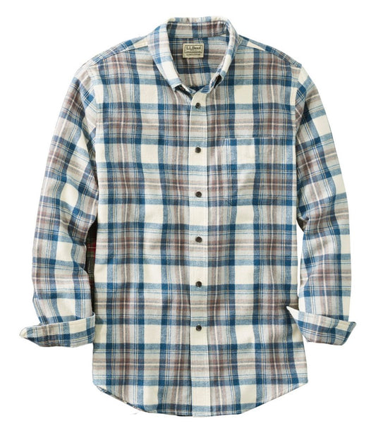Men's Scotch Plaid Flannel Shirt, Slightly Fitted / L.L.Bean