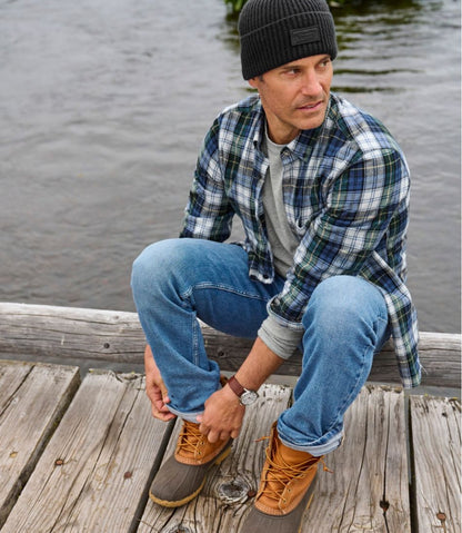 Men's Scotch Plaid Flannel Shirt, Slightly Fitted / L.L.Bean