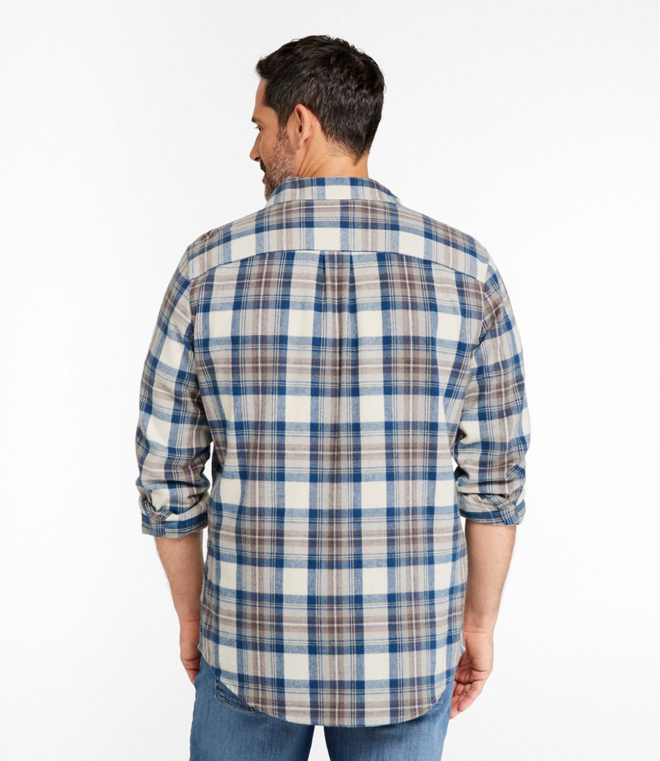 Men's Scotch Plaid Flannel Shirt, Slightly Fitted / L.L.Bean