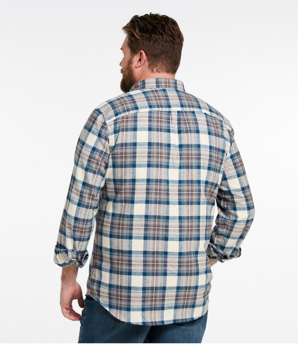 Men's Scotch Plaid Flannel Shirt, Slightly Fitted / L.L.Bean